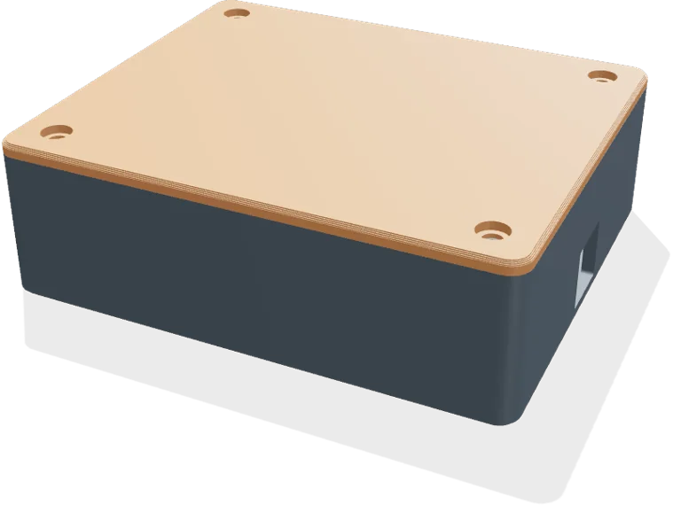 Arduino Uno R3 case, screw lid