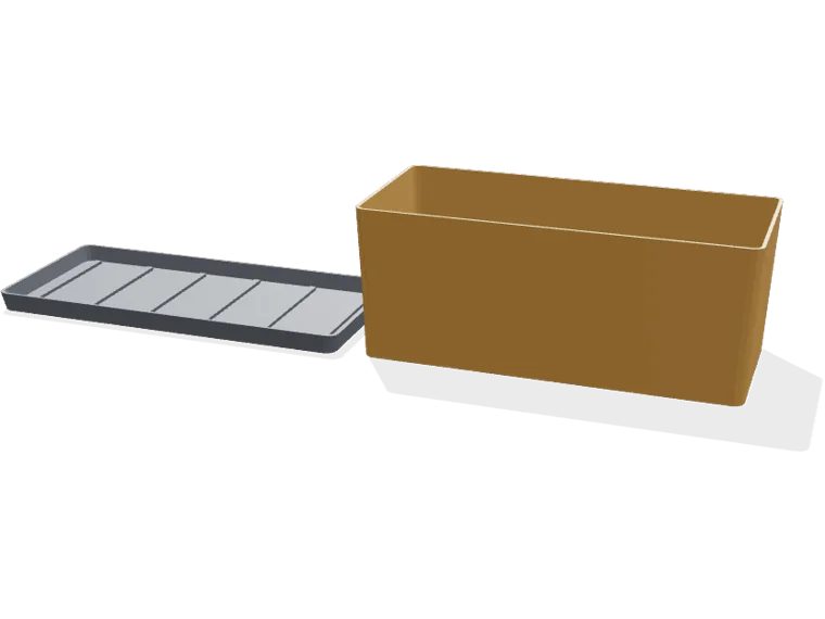 Wide balcony planter 300 x 140 mm