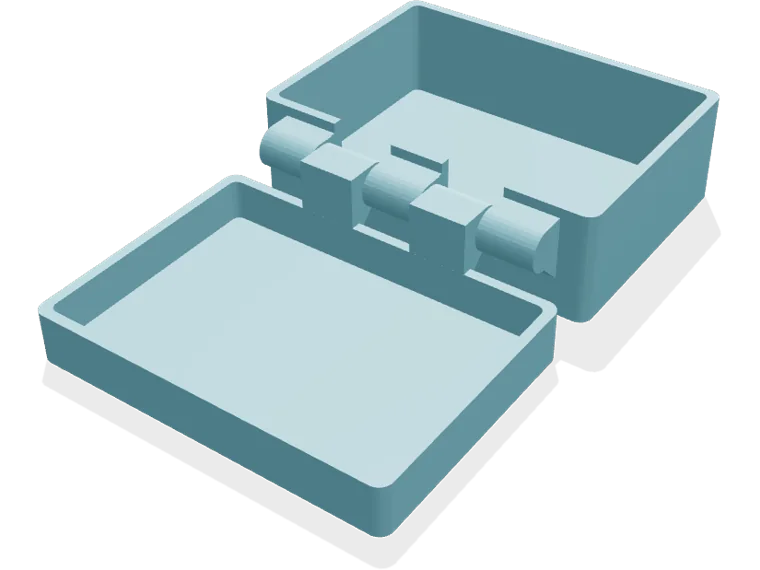 Bit box 70 x 50 mm, pin hinge, no latch