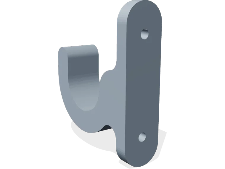Broom and mop cradle (U), 50 mm