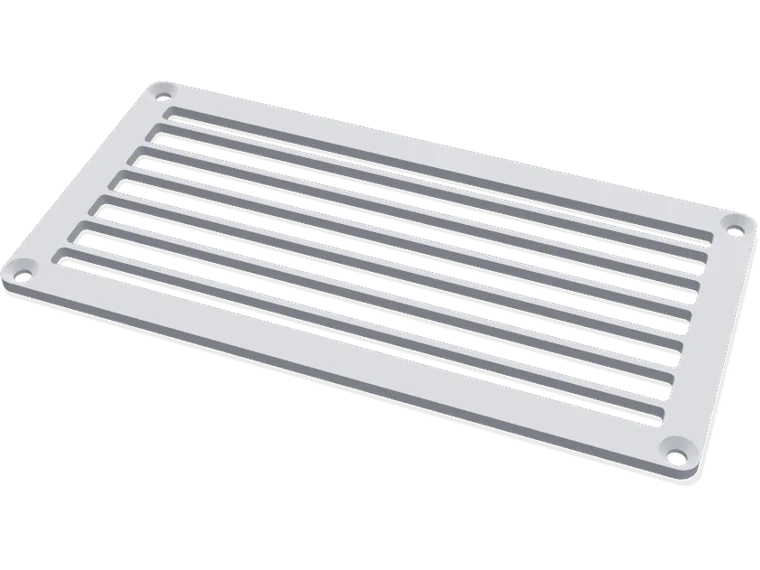 Cabinet vent 160 x 80 mm, slats
