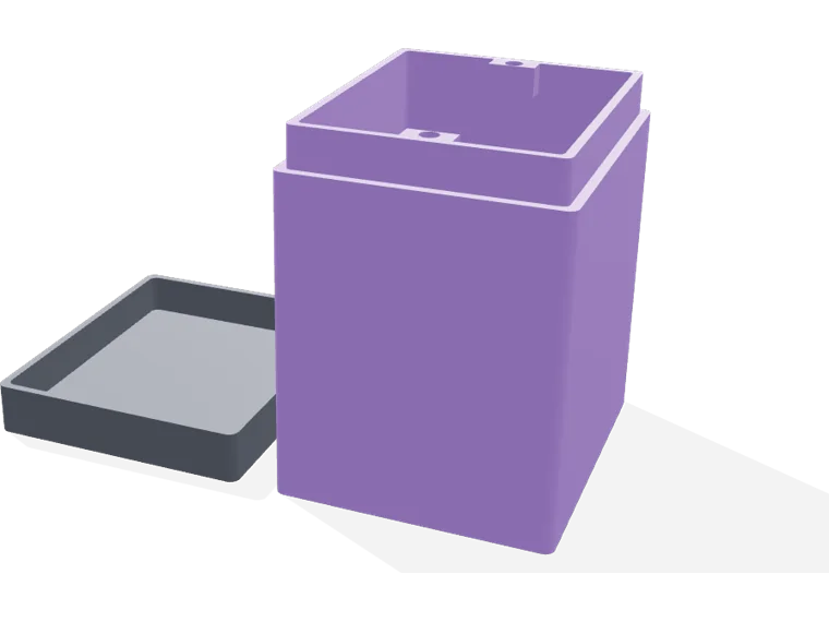 Commander deck box, 100 double-sleeved