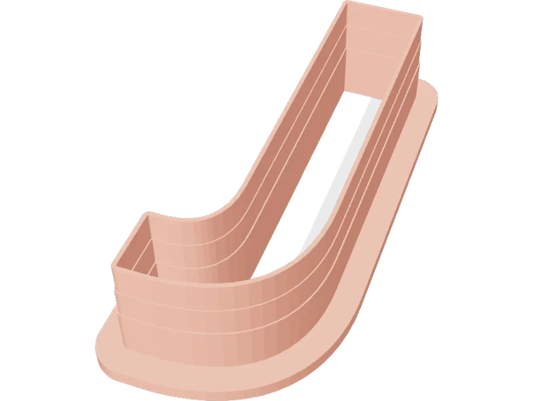 Letter J cookie cutter