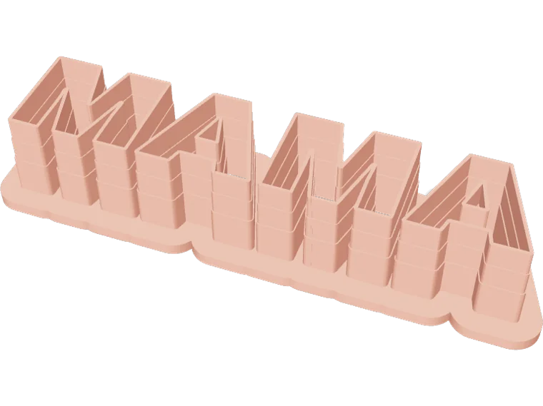 MAMA cookie cutter, 100 mm
