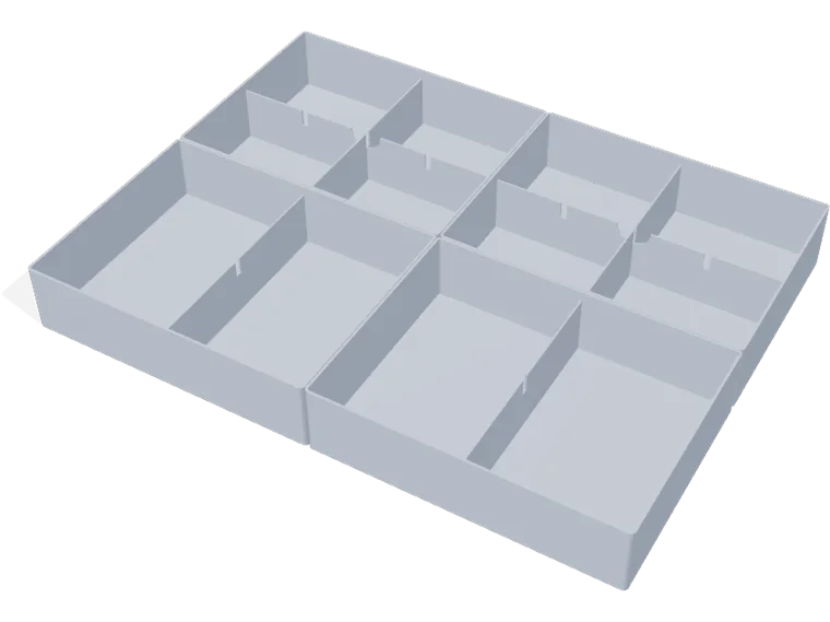 Cutlery tray 380 × 285 mm