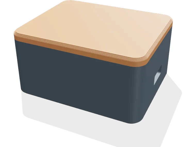 Wemos D1 mini case, vented, snap lid