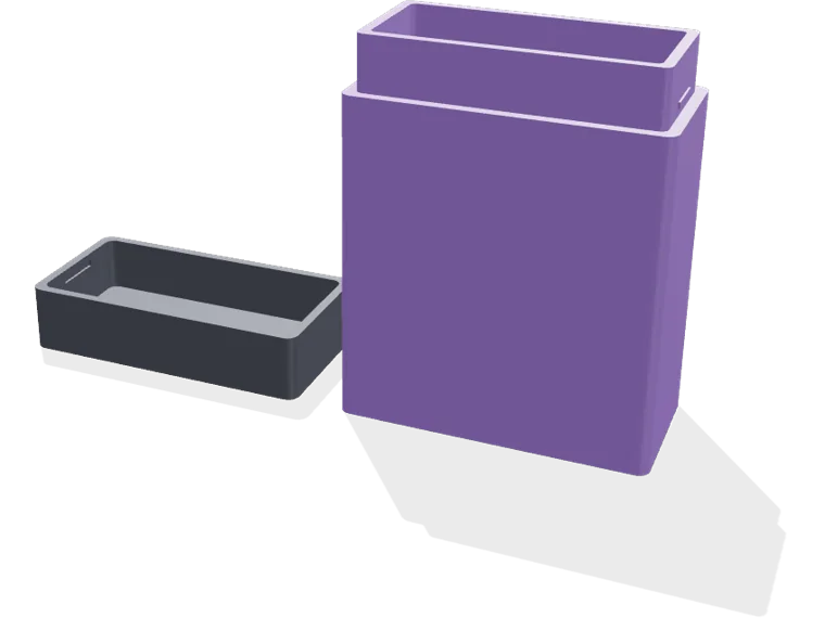 60-card deck box, penny sleeves