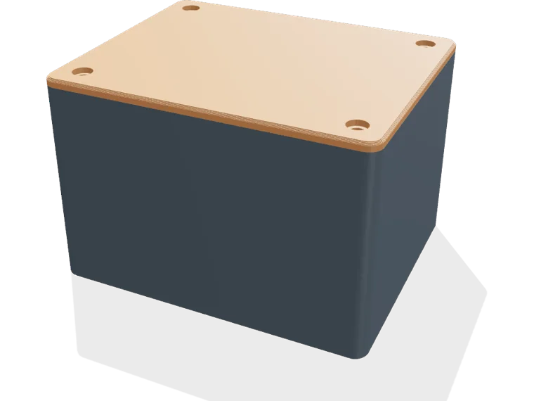 DIN rail module box 88 x 70 x 58 mm