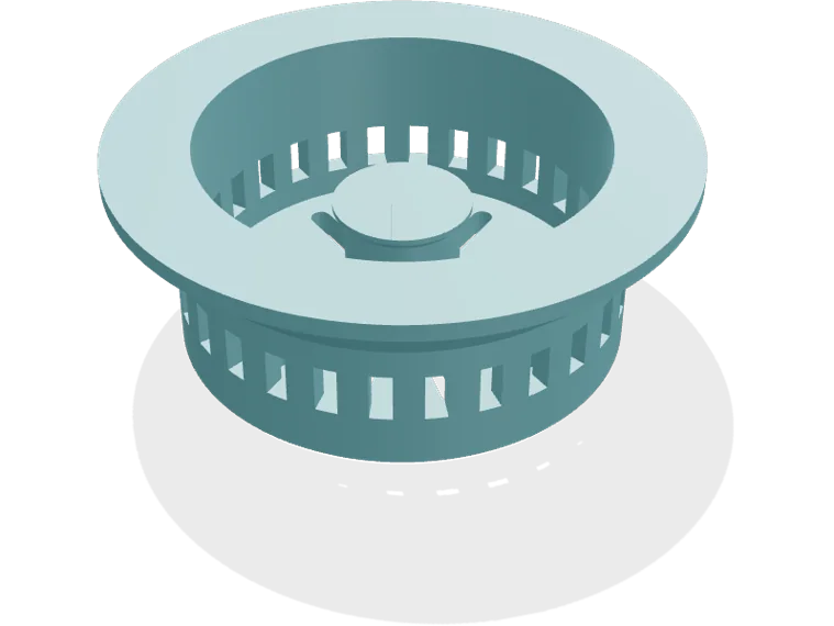 Sink drain hair catcher, 32 mm