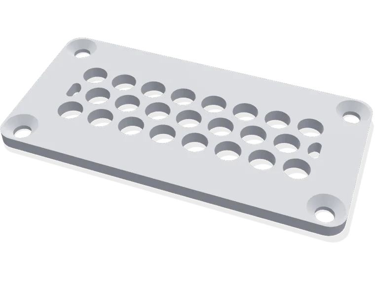 Drawer and shoe cabinet vent 80 x 40 mm