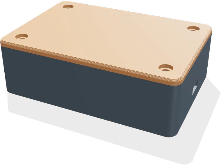 ESP32 DevKitC case, screw lid