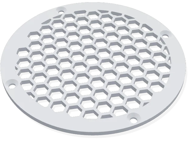 120 mm fan grille, honeycomb