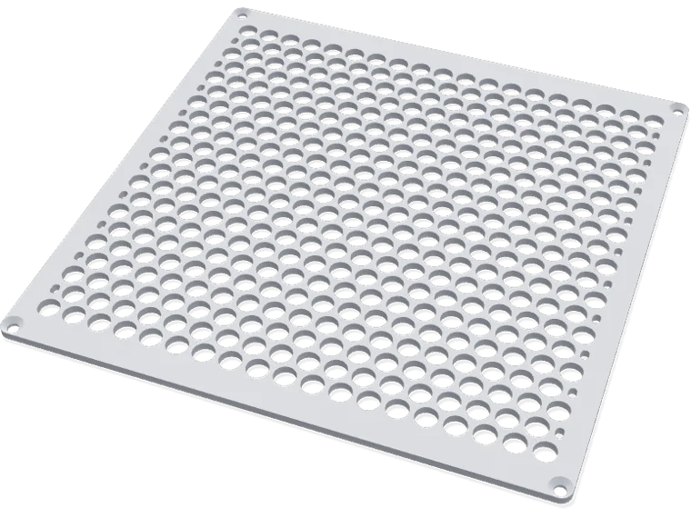 200 mm fan grille, holes pattern