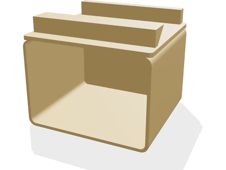 French cleat big cup 100 x 70 x 90 mm