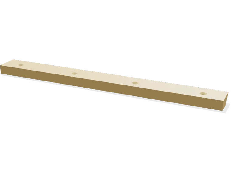 French cleat rail, 300 mm