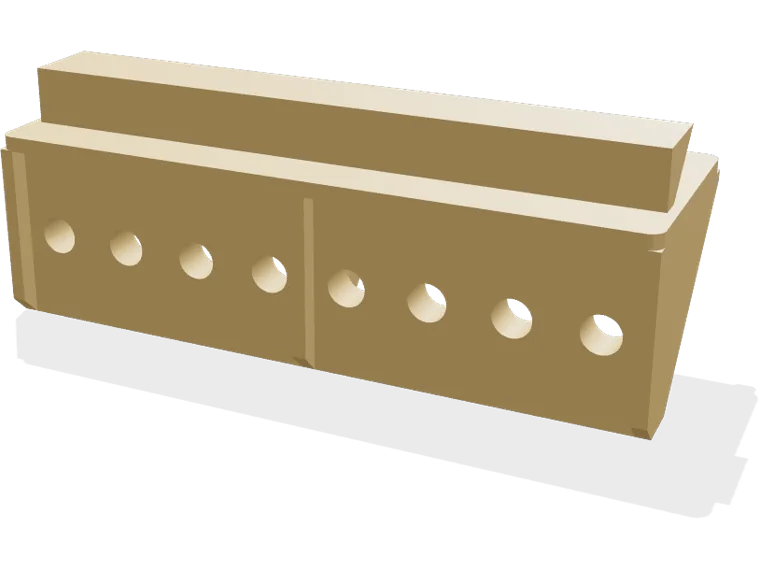 French cleat screwdriver rack