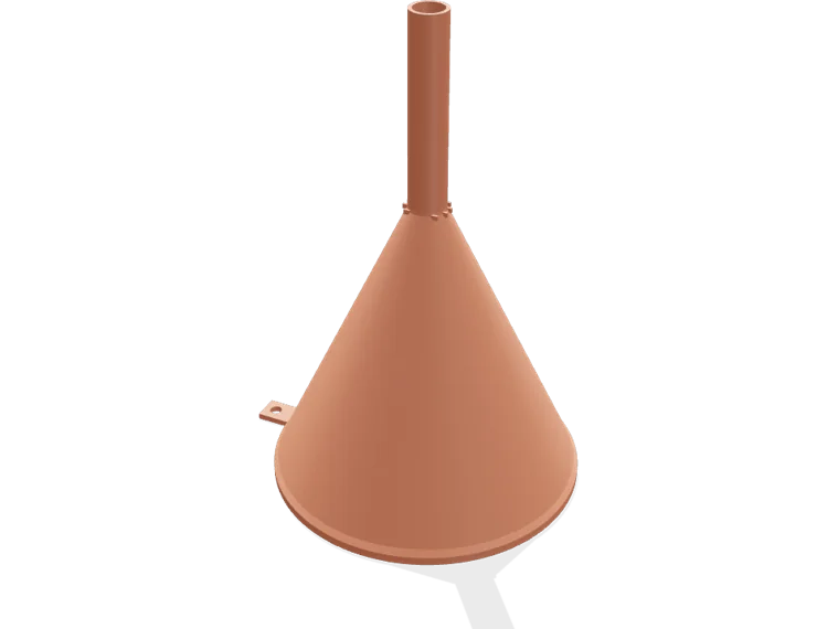 Big fuel funnel 140 to 14 mm, filtered