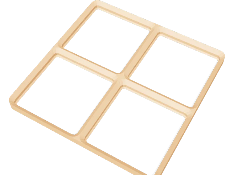 Gridfinity baseplate 2×2