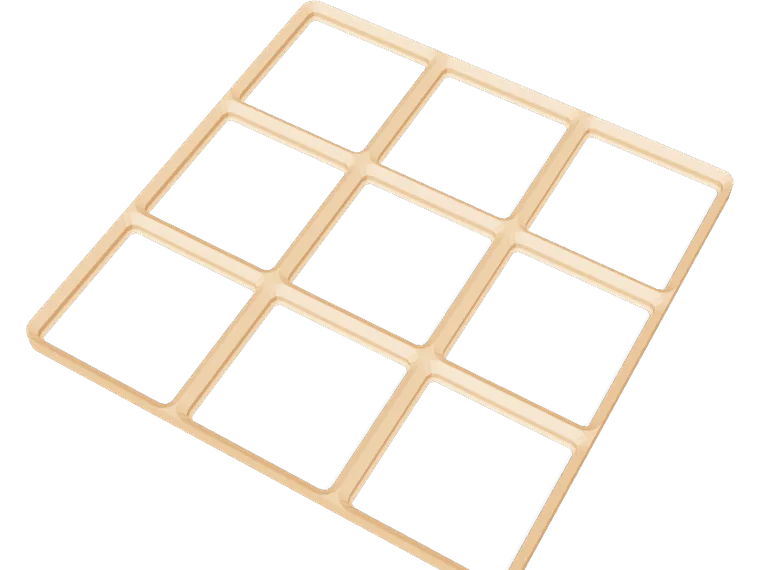 Gridfinity baseplate 3×3