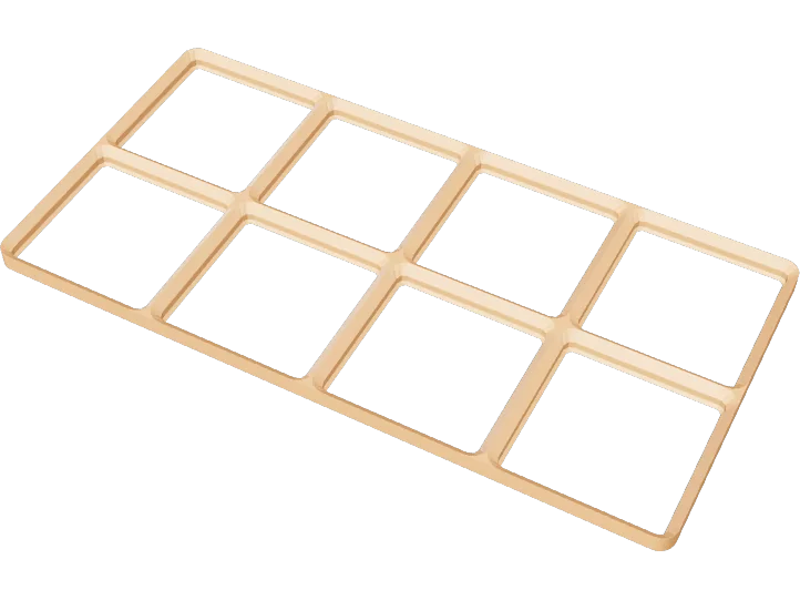 Gridfinity baseplate 4x2