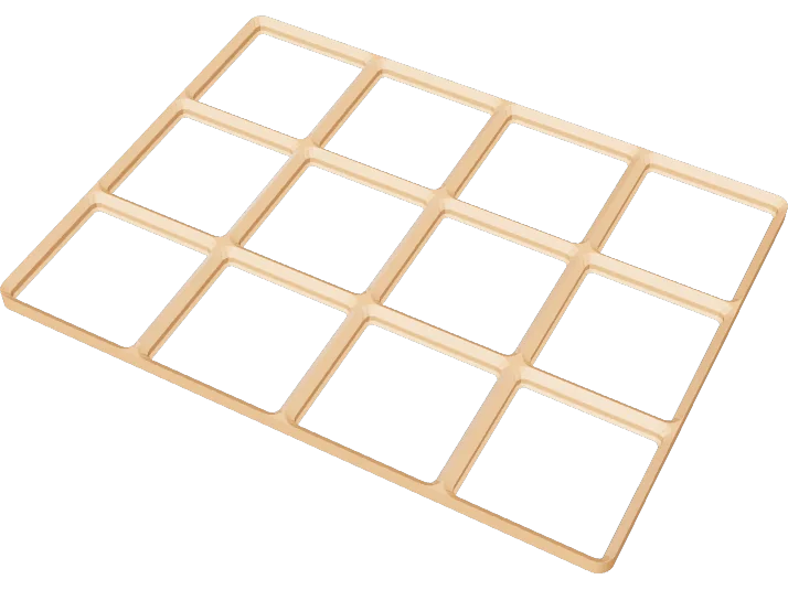 Gridfinity baseplate 4x3