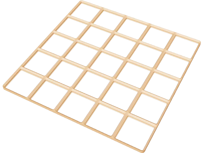 Gridfinity baseplate 5x5