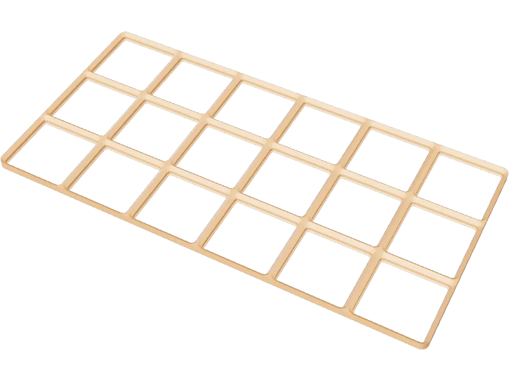 Gridfinity baseplate 6x3