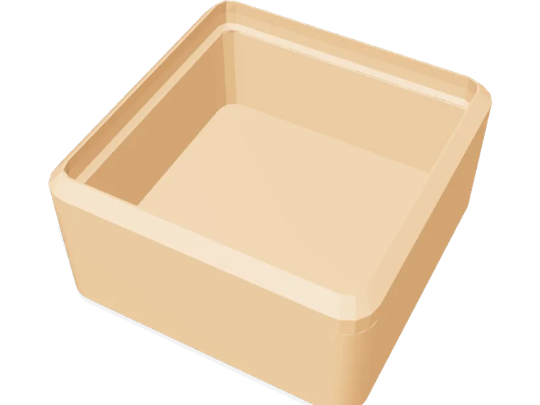 Gridfinity bin 1×1, 3u