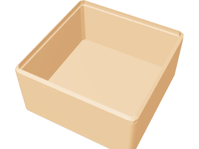Gridfinity bin 2×2, 6u