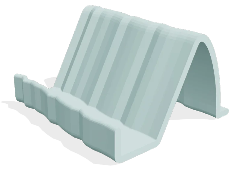 Handheld console stand, 62 degrees (desk)