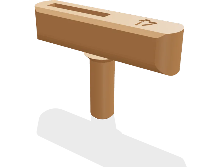 T-handle for a 4 mm hex key