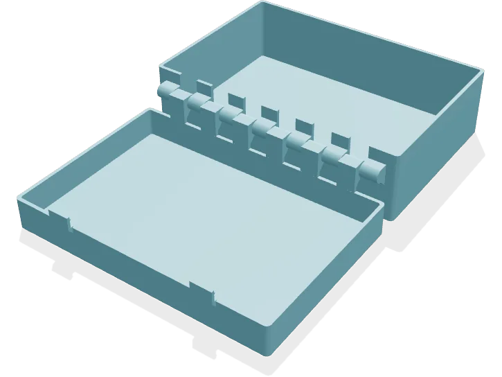 Hinged box 150 x 100 mm, pin hinge