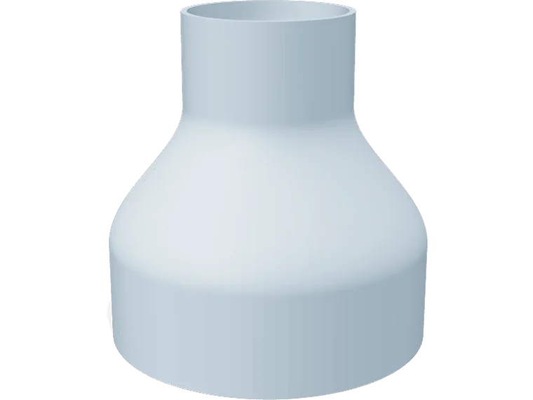 100 mm to 50 mm hose adapter