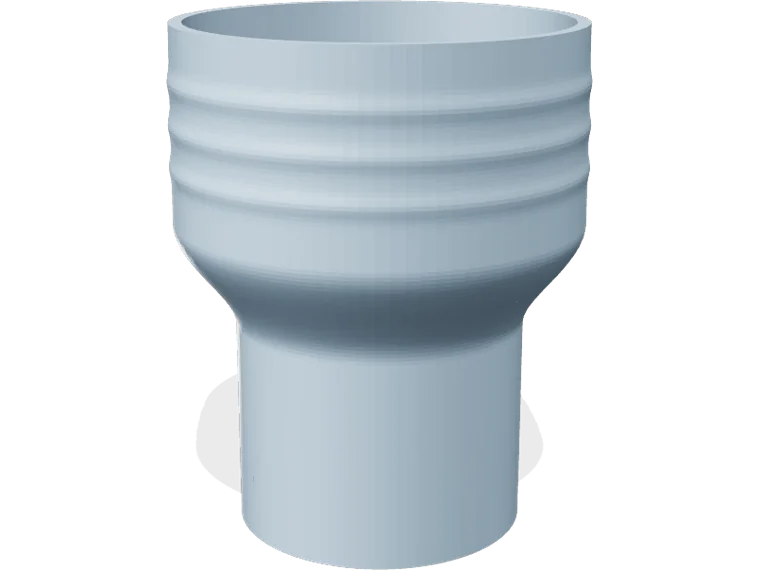 40 mm to 63 mm hose adapter