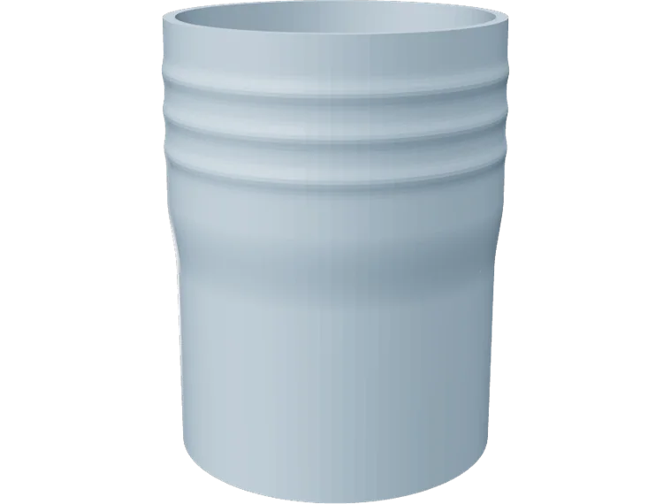 50 mm to 57 mm hose adapter