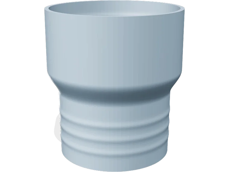 57 mm to 63 mm hose adapter