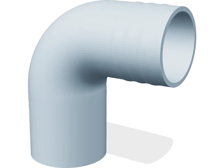 35 mm 90 degree hose elbow