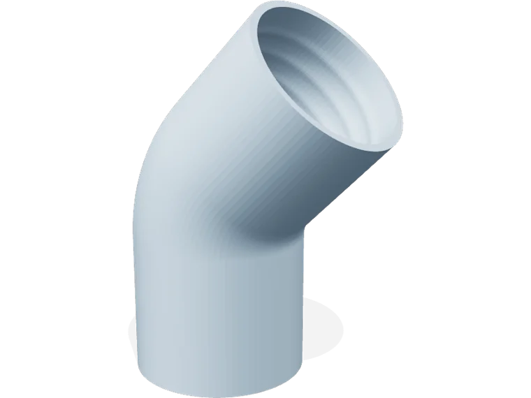 40 mm 45° elbow