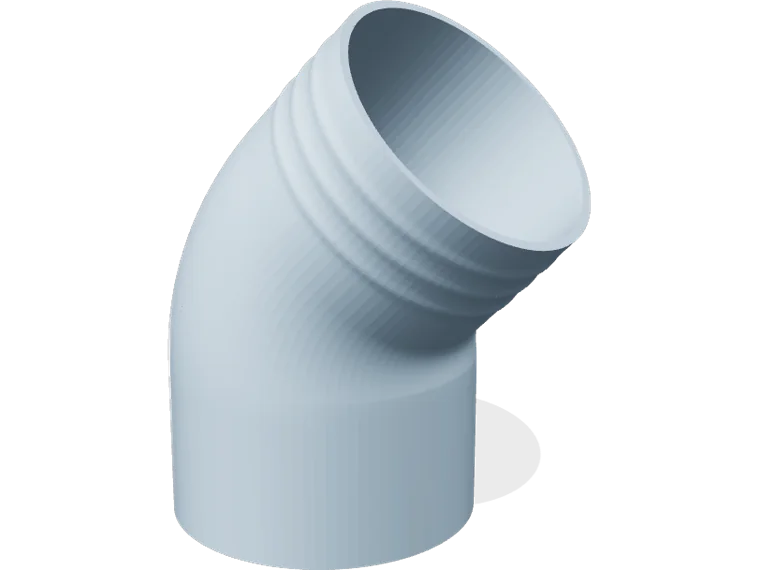 63 mm 45 degree hose elbow