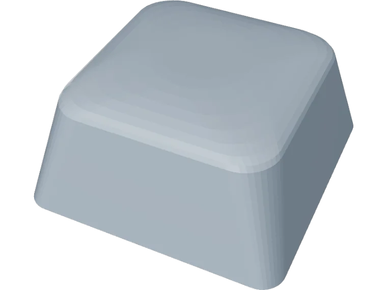 dome keycap 1.25u, blank