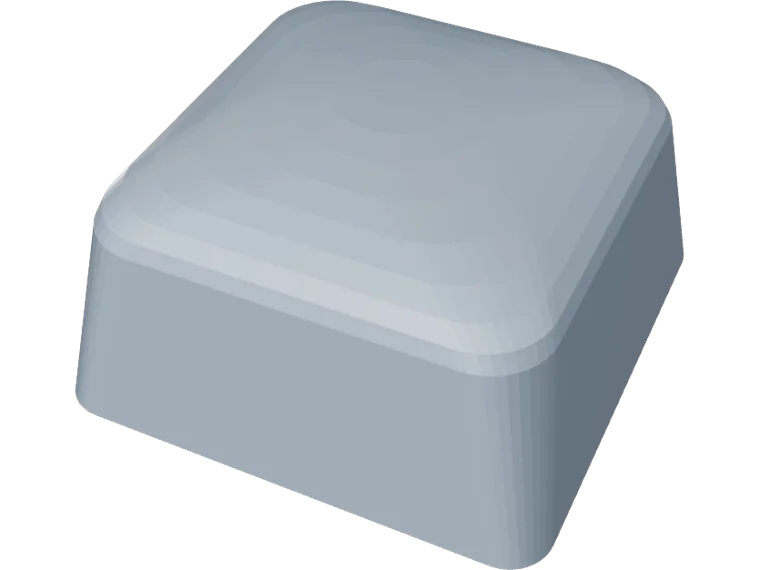 pebble keycap 1.25u, blank