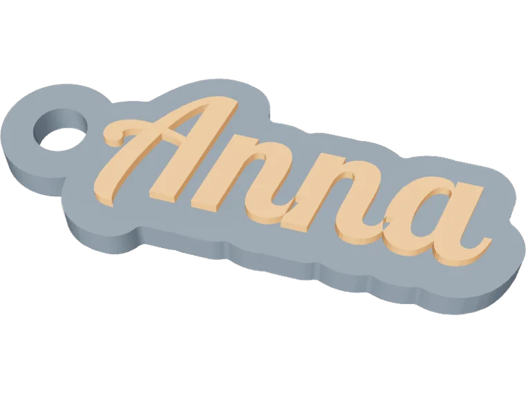 Anna name keychain