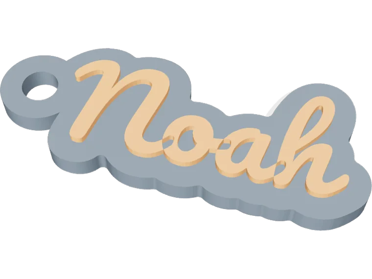 Noah name keychain