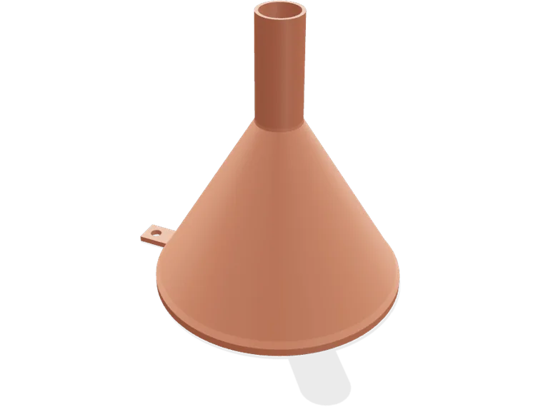 Big kitchen funnel 120 to 20 mm