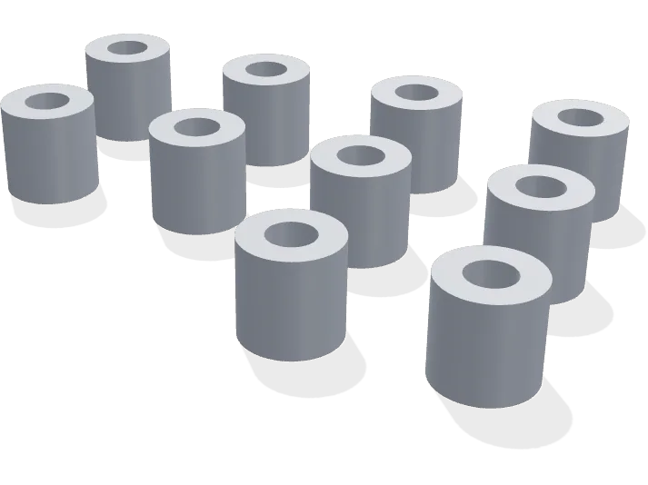M2 spacers 5 mm x 10