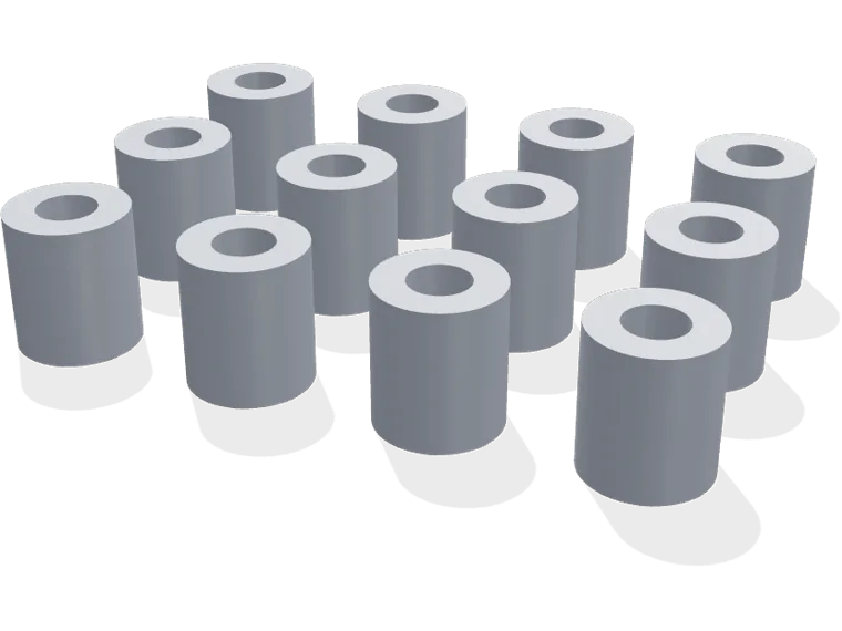 M3 spacers 8 mm x 12