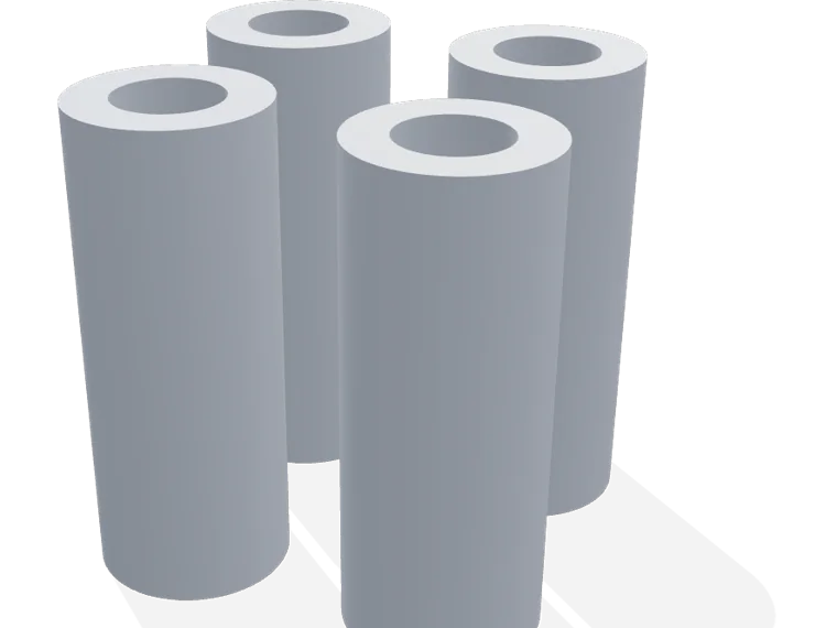 M5 spacers, 25 mm x 4 pcs