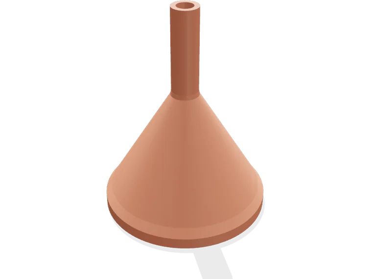 Mini funnel 50 to 6 mm