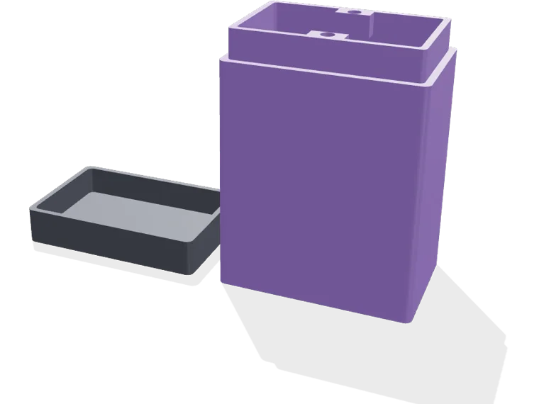 MTG 60-card deck box, magnet lid