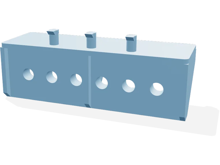 Screwdriver rack for 1/4 inch pegboard